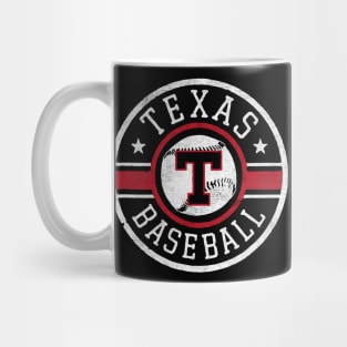 Texas baseball city Mug